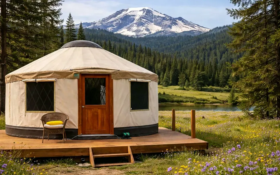 Colorado Yurt Company 24ft Yurt, Full Snow & Wind Load Package