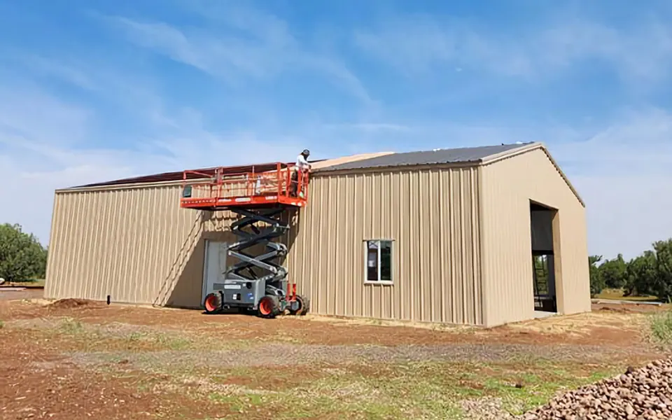 Sunward Steel Buildings Pre-Manufactured Steel Home (documented project example, Show Low, AZ)