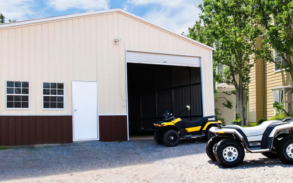 Viking Steel Structures 42x36x15 Carolina Barn
